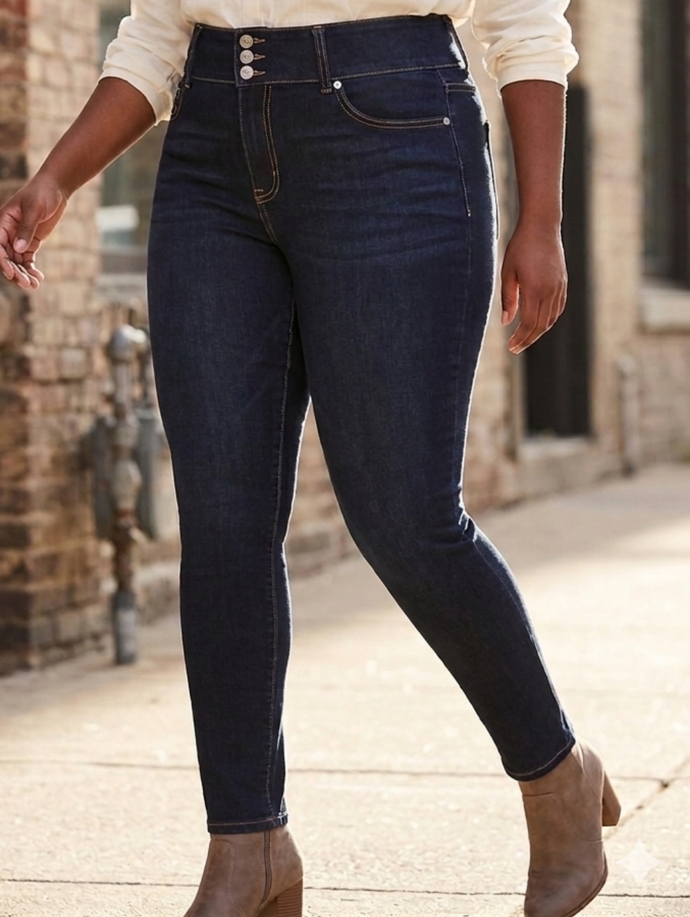 torrid Dark Indigo High-Rise Skinny Jeans
